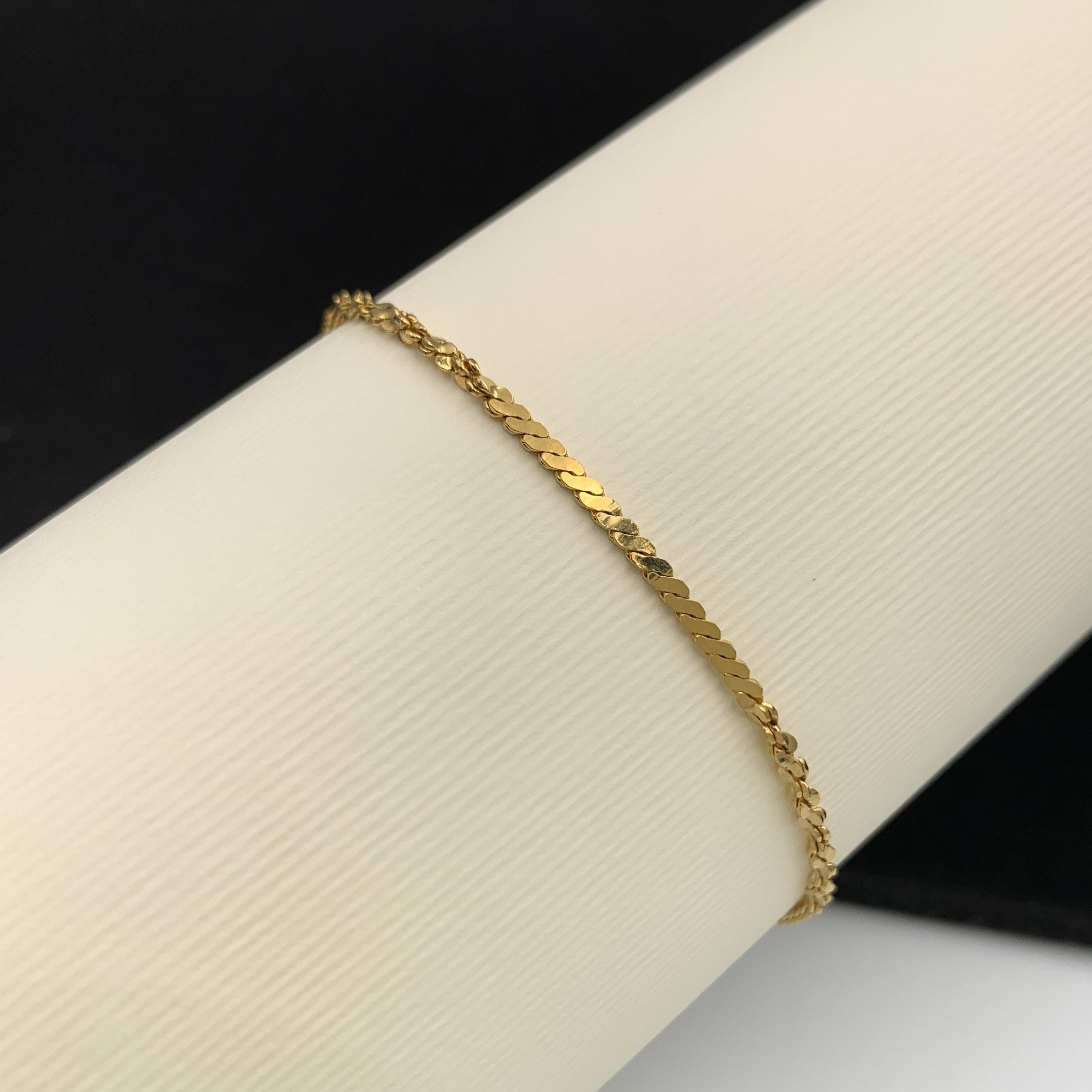 GIVENCHY Vintage Gold Chain Bracelet - Etsy