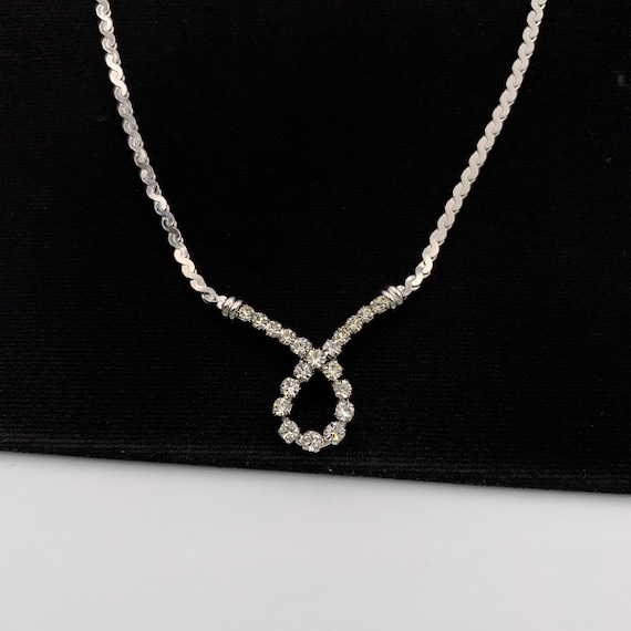アクセサリー Vintage Christian Dior Silver Necklace Christian Dior DIOR Logo Necklace Silver Vintage nnhi2n