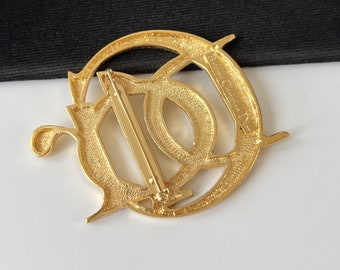 CHRISTIAN DIOR Vintage Dior Logo Brooch - Etsy