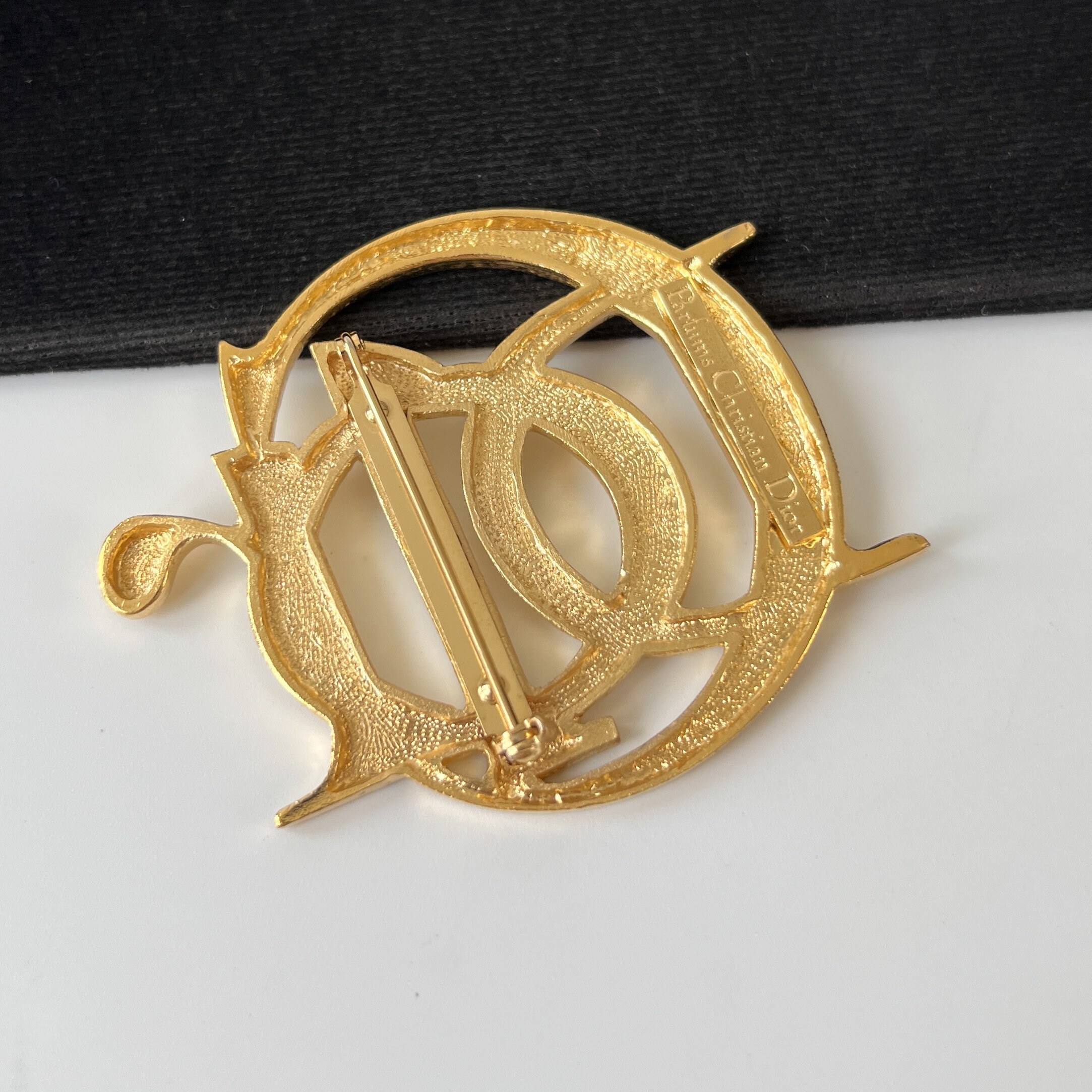 CHRISTIAN DIOR Vintage Dior Logo Brooch - Etsy