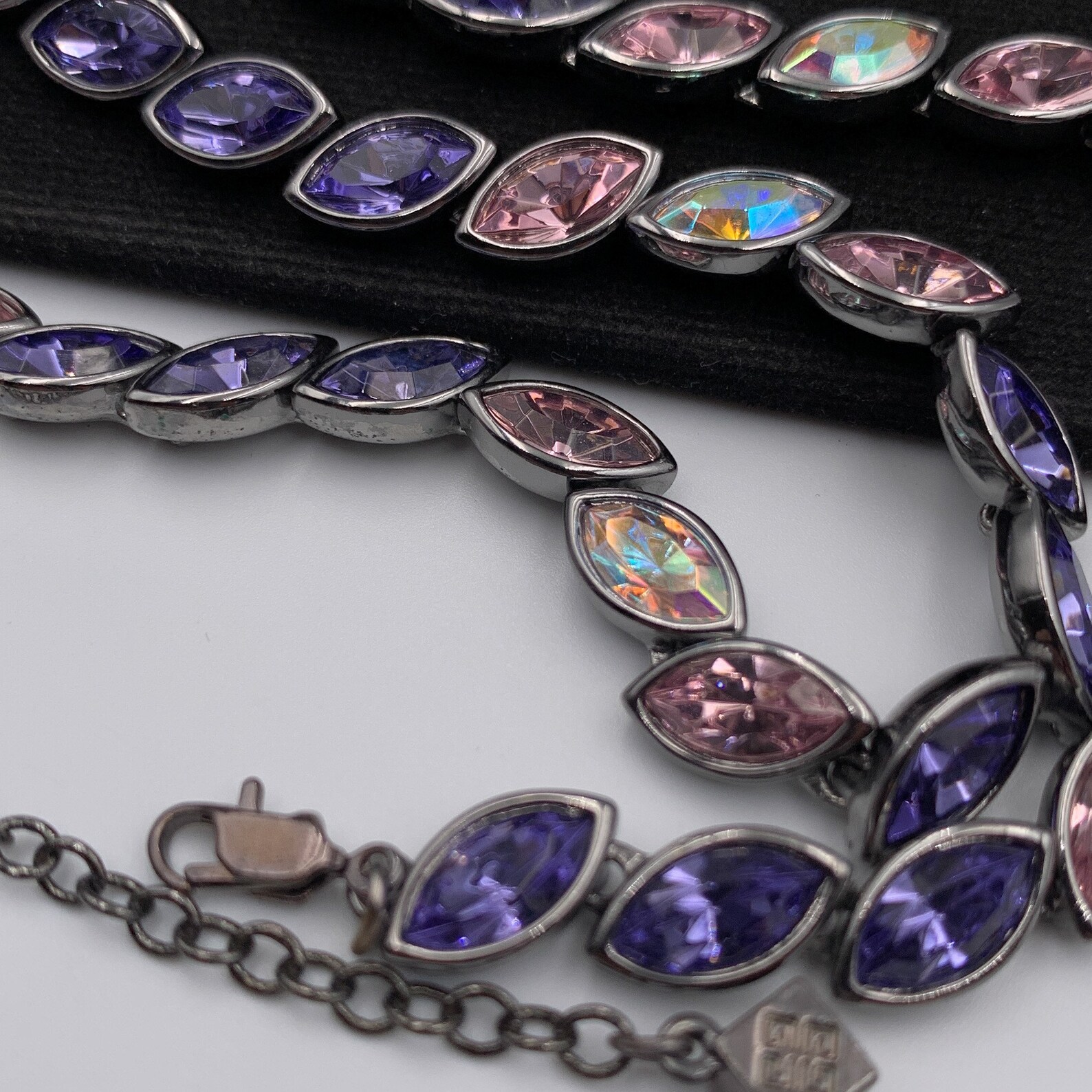 GIVENCHY Vintage Crystal Choker Necklace Etsy