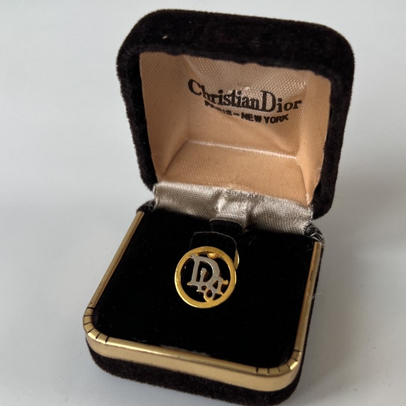 CHRISTIAN DIOR Vintage Dior Logo Pin - Etsy