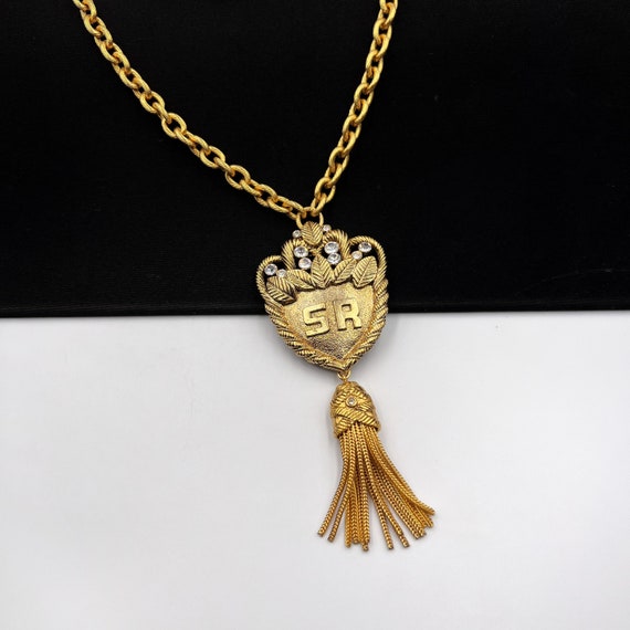 ソニアリキエル*タッセルチェーンネックレス*ゴールド