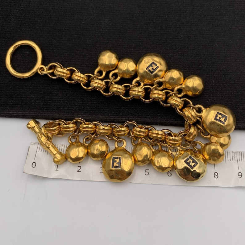 Fendi Vintage FF Charm Bracelet image 10