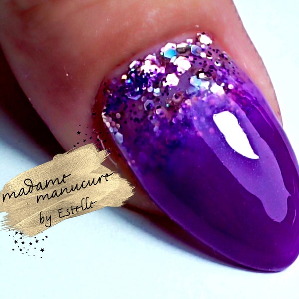 Violet paillettes