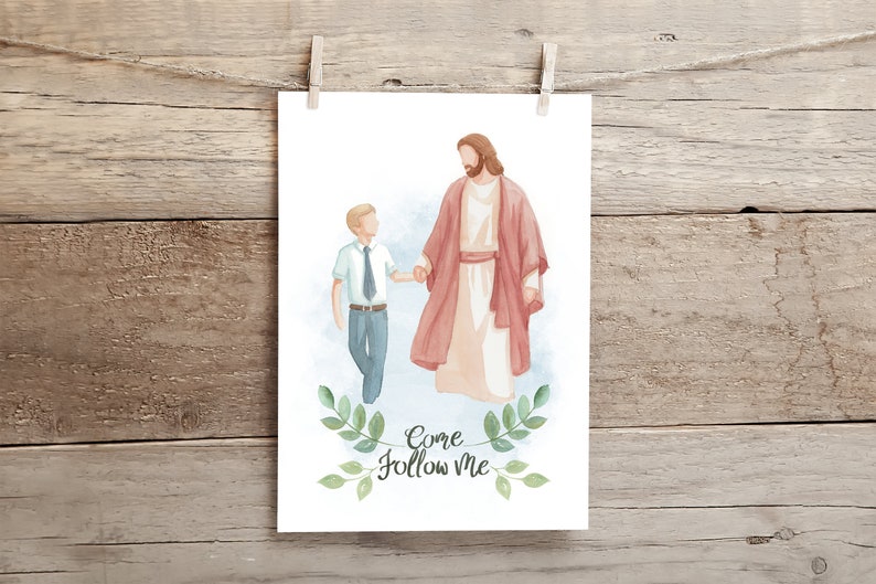 Come Follow Me Come Follow Me Printable Jesus with children image 5