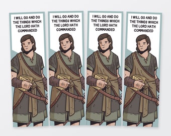Go and Do bookmarks, Nephi bookmarks, Book of Mormon bookmarks