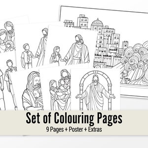 General Conference colouring pages + Huge colouring poster, Kids General Conference activities, General Conference Family Packet