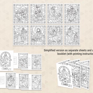 General Conference colouring pages colouring booklet for kids, Life of Christ colouring pages image 2