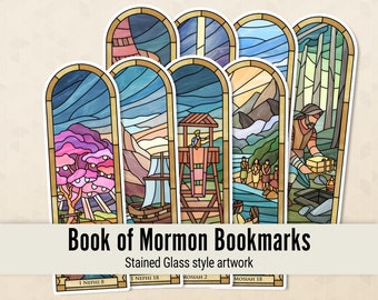 Book of Mormon Stories Bookmarks - Come Follow Me - DIGITAL files