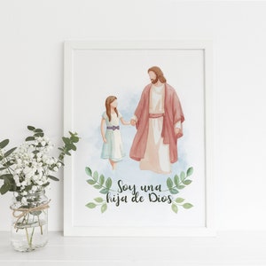 Soy una hija de Dios, I am a child of God imprimible en español, descarga DIGITAL imagen 2