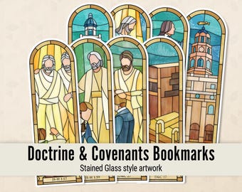 Doctrine & Covenants Stories Bookmarks - Come Follow Me - DIGITAL files