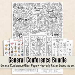 General Conference Colouring Bundle Pack - Etsy