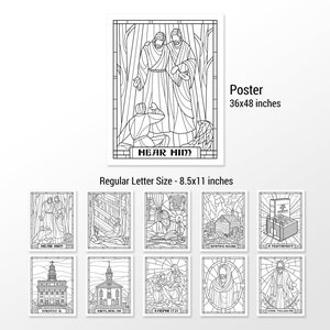 General Conference colouring pages - Church History Colouring Pages + Engineer page