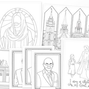 Genereal Conference colouring pages, Latter Day Saints colouring pages, Primary colouring pages