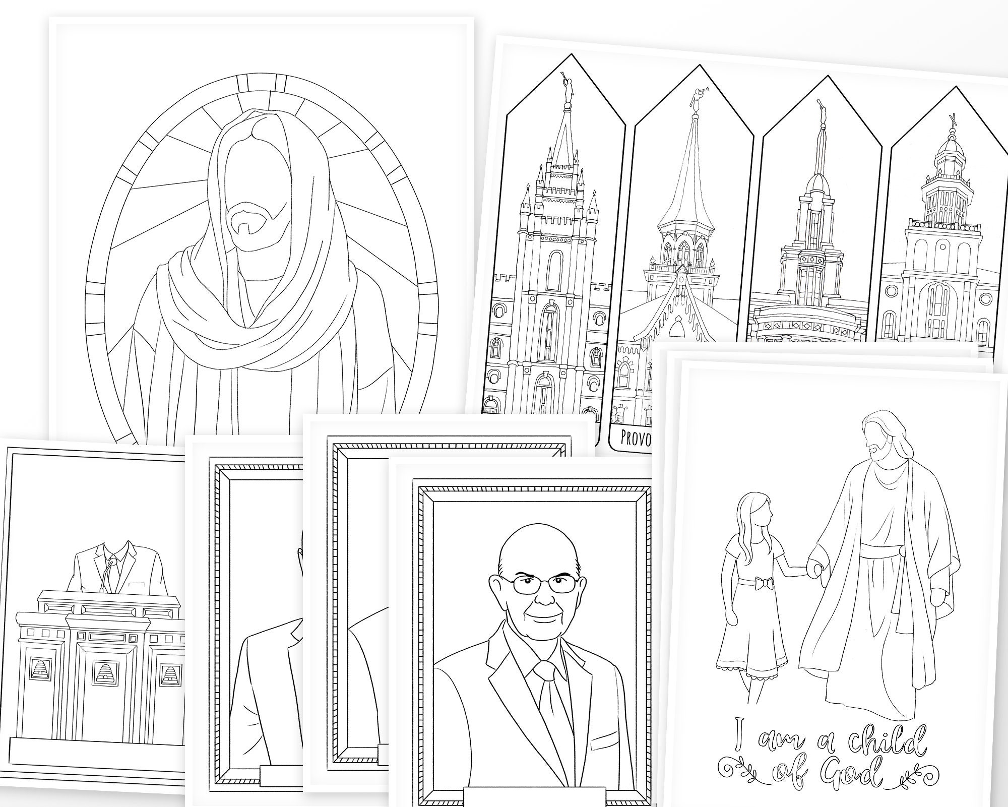 Genereal Conference coloring pages, LDS primary coloring pages, LDS pages to color, Primary children, LDS pages to color