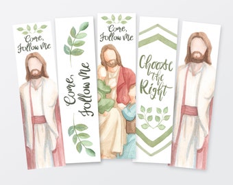 Come Follow Me bookmarks - DIGITAL files