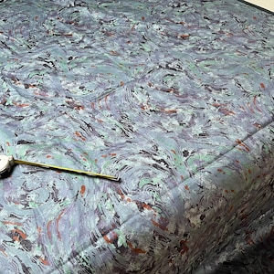Vintage 1988 postmoderno 'clarisse' tela, patrón, algodón sólido, sin usar, textil posmoderno, edite par Taco, textil de los años 80