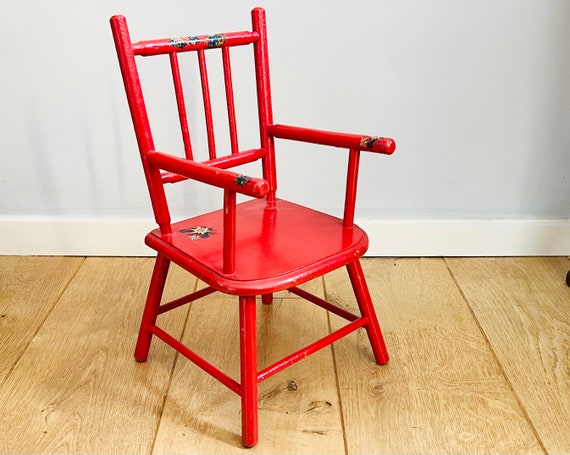 Vintage doll chair sale