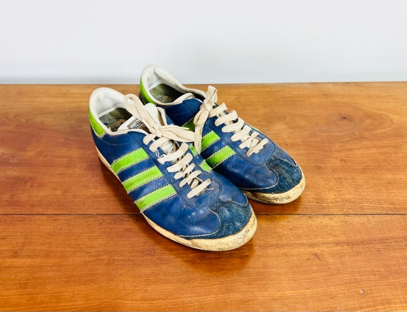Smash Dalset Of anders Collectors Item 1970s Adidas Blue Strike Authentic Model - Etsy