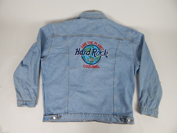 Vintage 1990s hard Rock Cafe Cozumel Blue Jean - Etsy