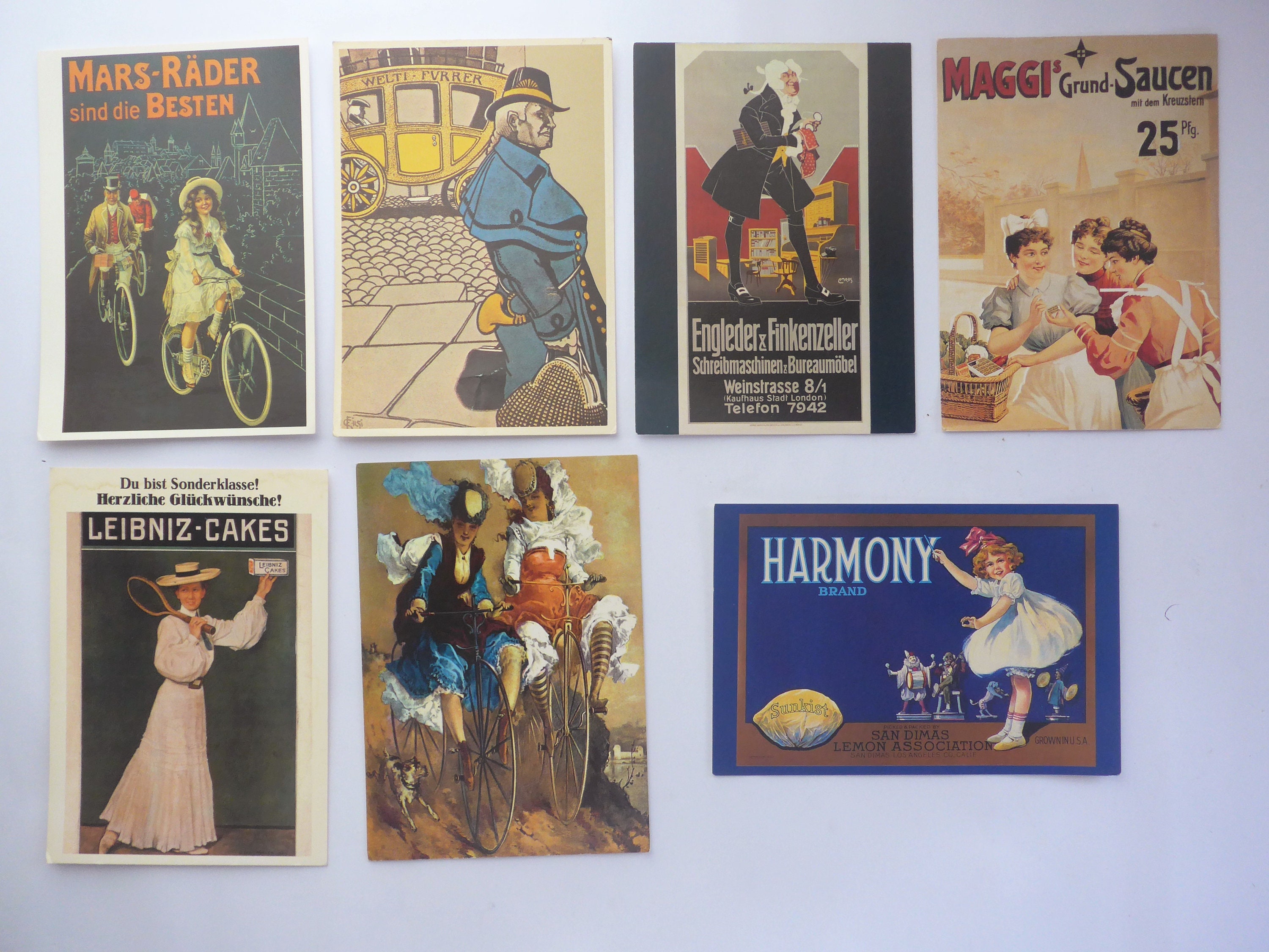 Vintage Postcards/old Advertising Postcards/collectors Etsy