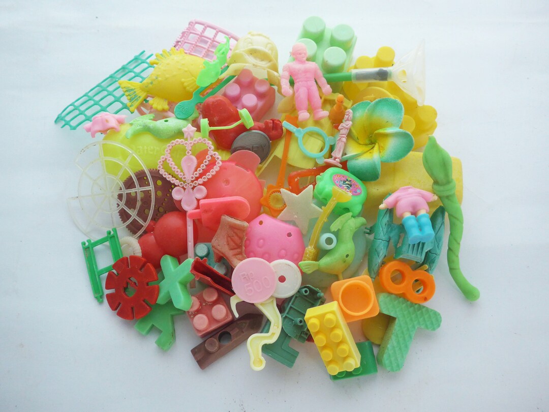 Colourful Beach Plastic Toy Trashbeach Toy Plastic Findsbulk Etsy
