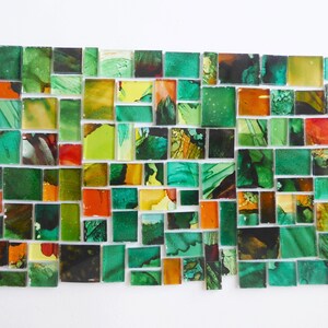Glass Art Tiles Unique Mosaic Supply Hand Painted Glass 100+ Pcs Deep Natural Vibrant Colour Combination Glass Art Supply Ornamental Glass