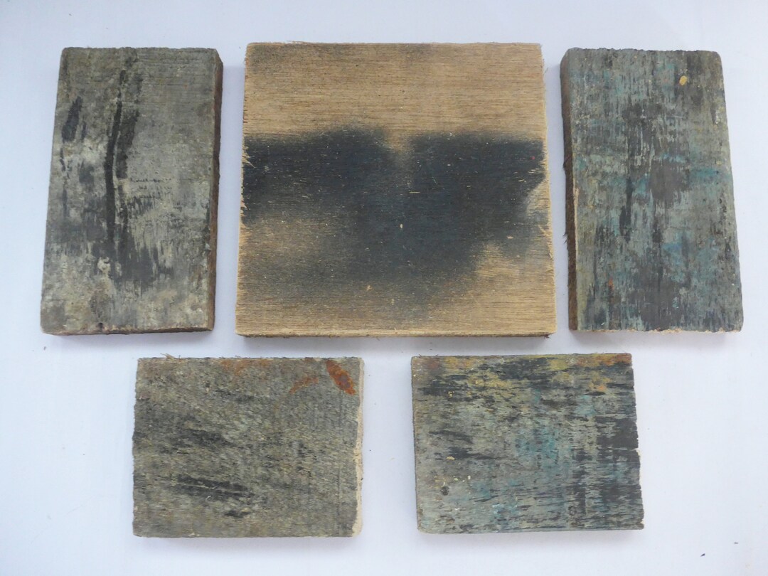 Sign Writing Board 5pcs. Flat Board Salvage off Cuts Wood Planks Shabby ...