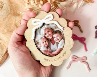 Grandmothers' Day photo magnet, Personalized Grandma Gift, Photo Frame Magnet