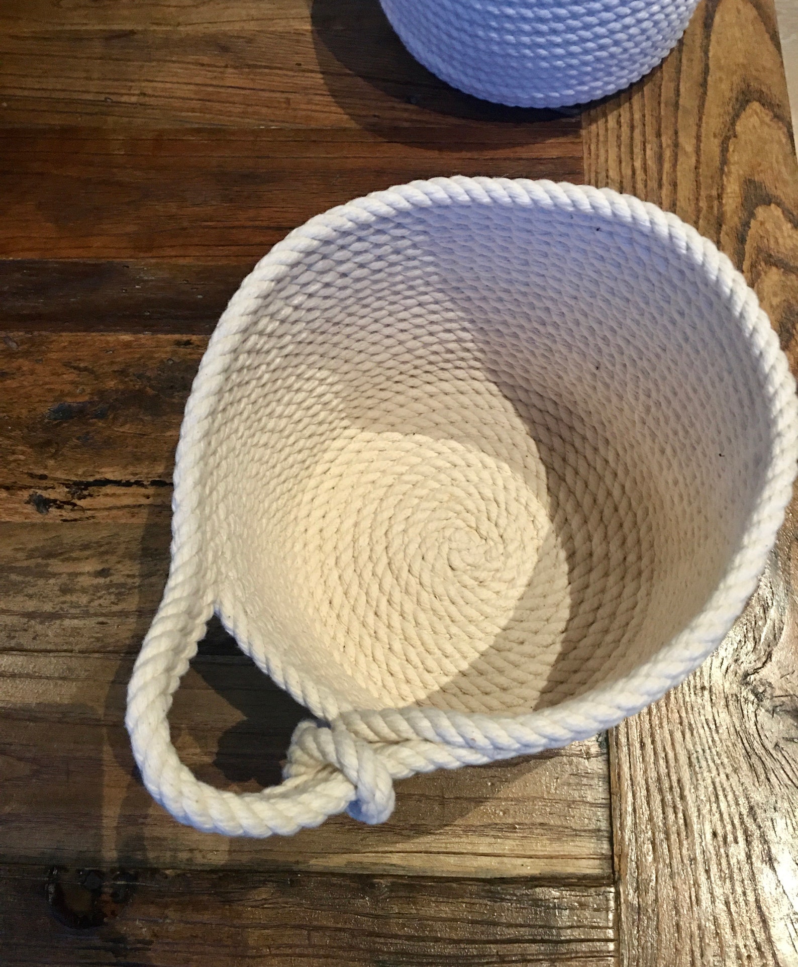 Large Rope Basket Etsy
