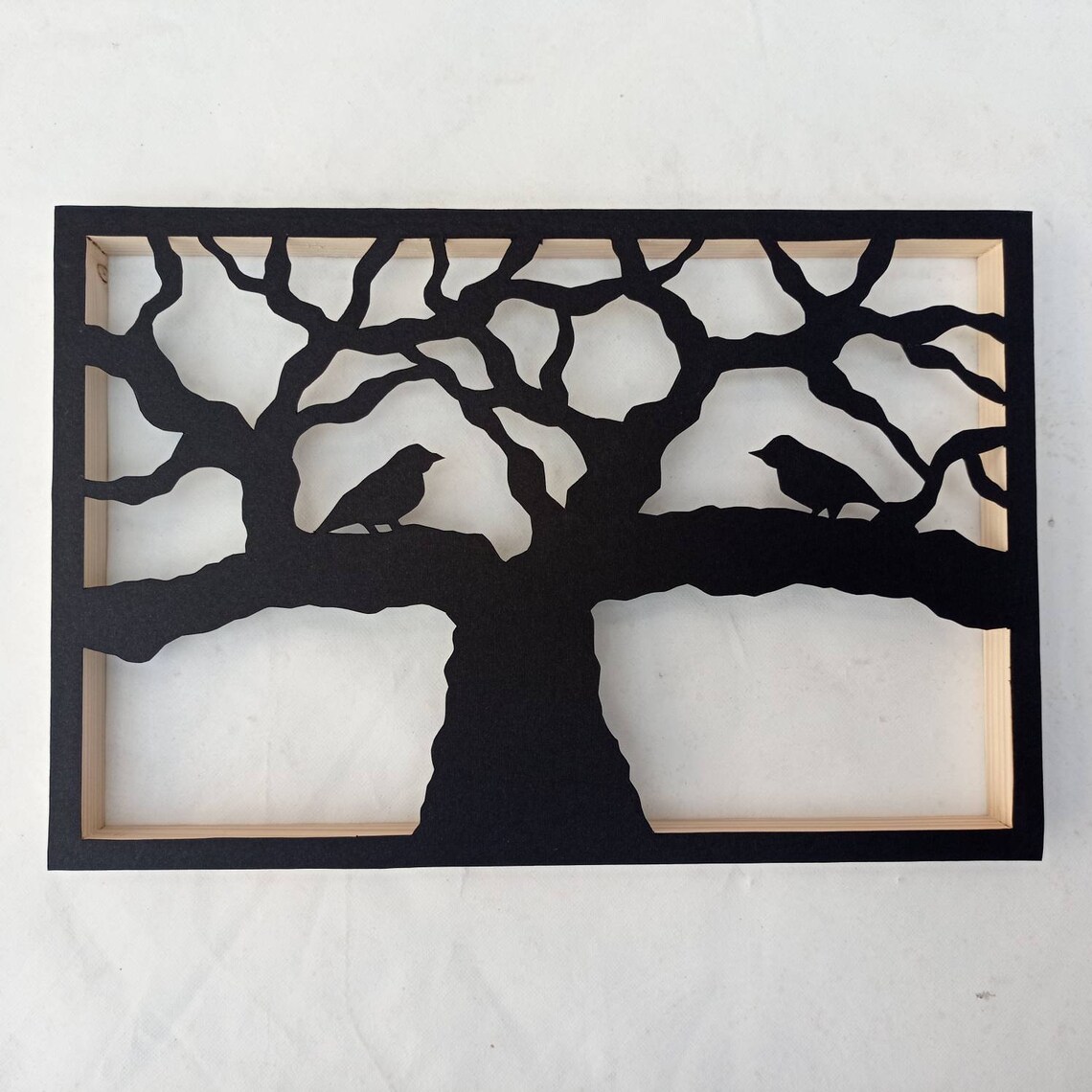 Wall Art Framed Wall Decor Paper Artwork Hand Cut Paper Etsy