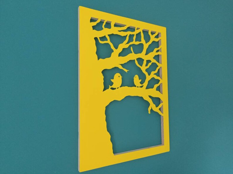 Blue Wall Decor Paper Artwork Wall Decor Housewarming Gift Etsy