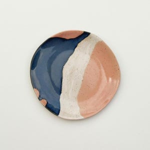 Handmade Ceramic Dinner Plate: Handthrown Stoneware Serveware