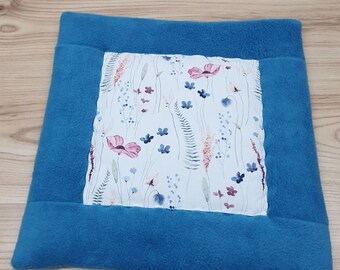 Personalized crawling blanket * Cornflowers * Playing blanket for birth or baptism * Tessalinchen