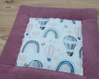 Thick crawling blanket * Balloon old pink * Playing blanket for birth or baptism * Tessalinchen