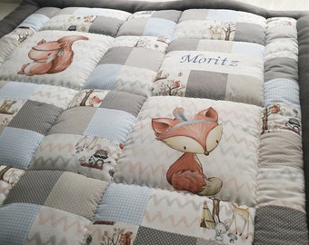 Patchwork Decke Etsy