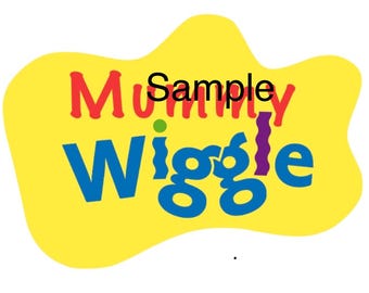 Wiggles anpassad digital logotyp