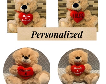 Personalized Bear 10” white or brown