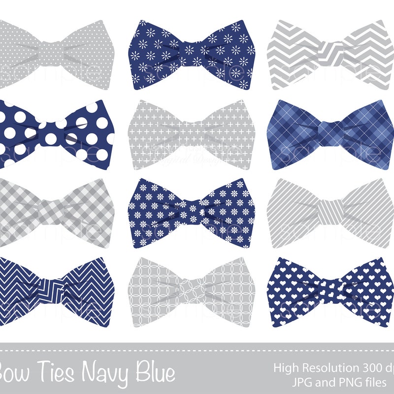 Bow Tie Clipart - Etsy