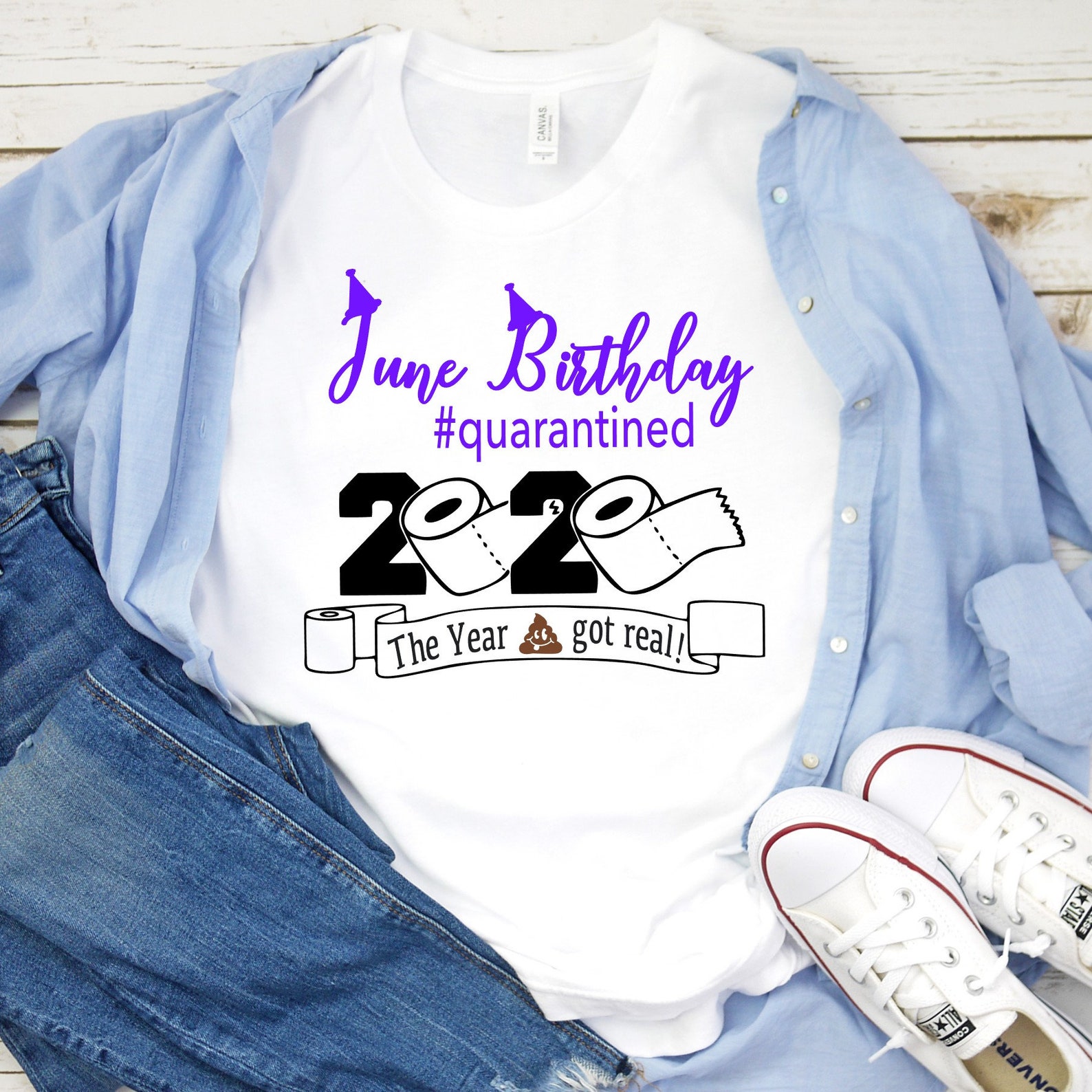 Download Quarantine Shirt June Birthday SVG PNG and JPEG File | Etsy