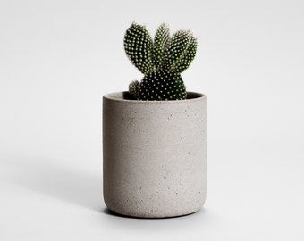 Grey Concrete plant pot | Medio | baby plant pot | modern concrete | housewarming gift | succulent pot | plant lover | jewelry holder |