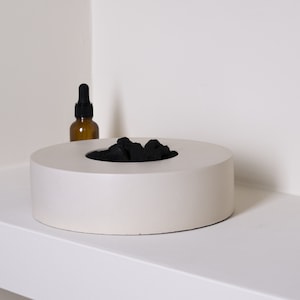 CAVA tray + lava stones + essential oil | Lava Rock Stone Nature Aroma Essential Oil Diffuser | House Warming Gift | Hand crafted | 6 colors