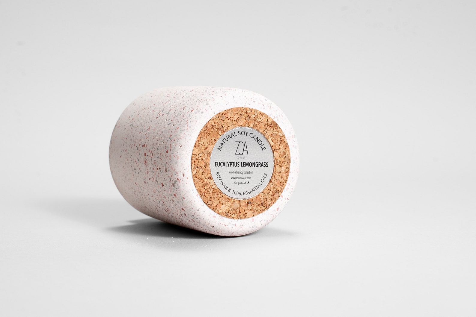 Pink Mica Soy Candle Medio Organic Soy Wax Candles Hand Etsy