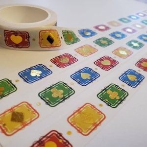 Pick A Card, Any Card | Gold Foil Washi Tape