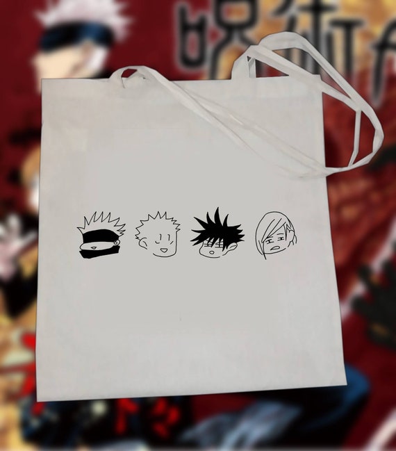 Jujutsu Kaisen Satoru Gojo Yuji Itadori Fushiguro Megumi And Nobara Kugisaki Tote Bag Outrotear Au 18 10 Jujutsu Kaisen Satoru Gojo Yuji Itadori Fushiguro Megumi And Nobara Kugisaki Tote Bag Outrotear Au 18 10