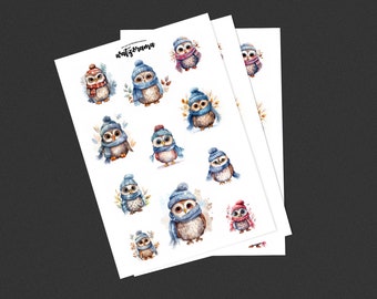 Owl Stickers