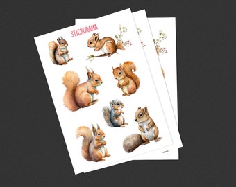 Squirrel Stickers