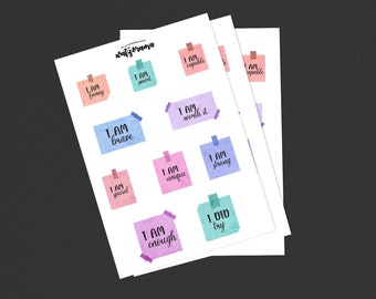 Affirmation Sticky Notes