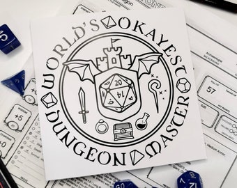 Worlds Okayest Dungeon Master - Etsy